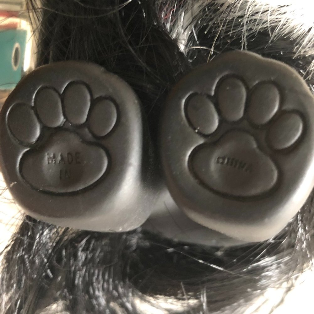 HASBRO SWEETIE PUPS SHIH TZU B&W PUPPY1989 TOY  LONG HAIR - Picture 3 of 11
